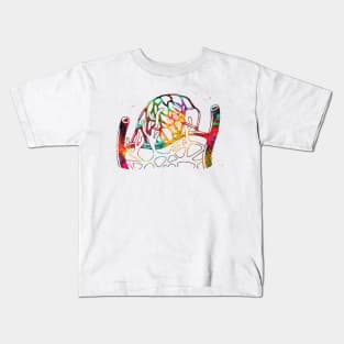 Lymphatic capillaries in the tissue spaces Kids T-Shirt